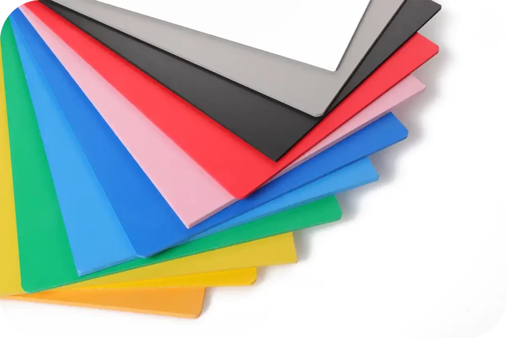 Pleastic Sheet colored PVC Foam Banner scaled